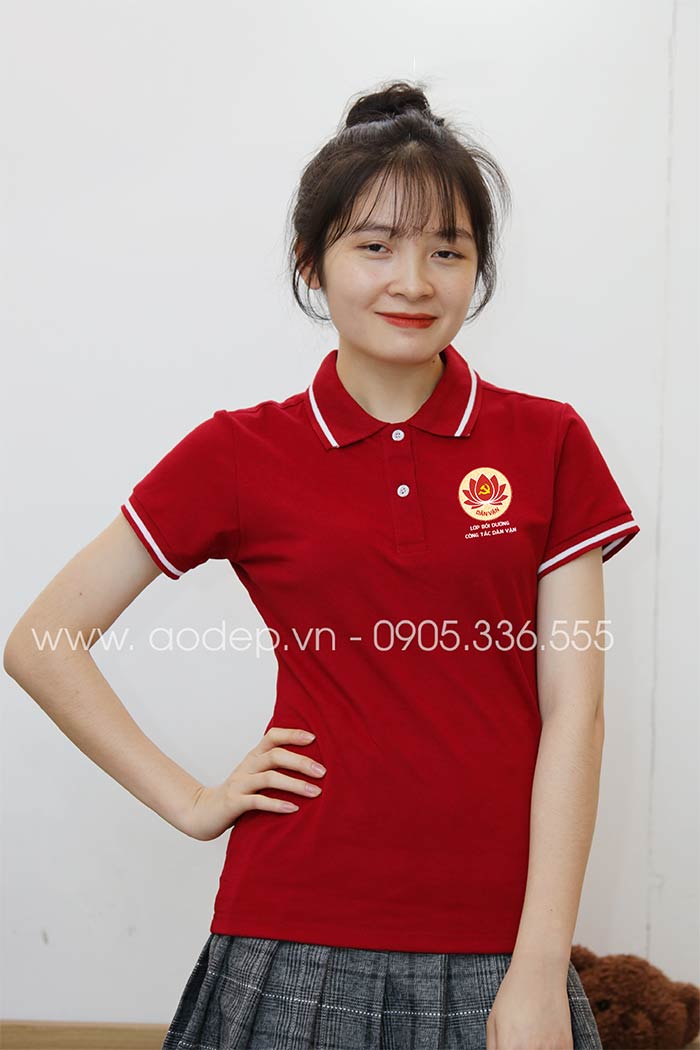 May áo phông Lớp bồi dưỡng Công tác dân vận | May ao phong dong phuc