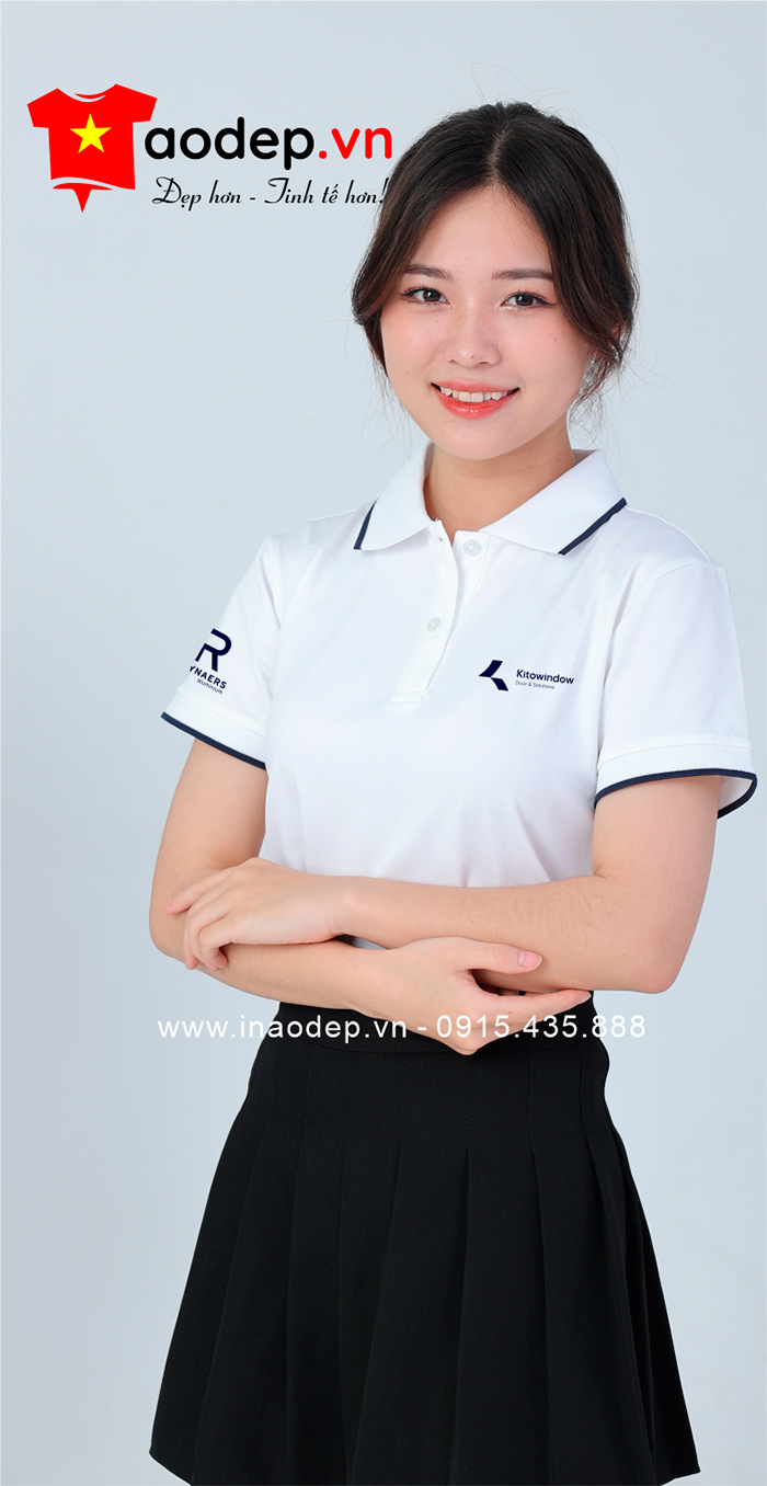May áo phông Công ty Kito Window | May ao phong dong phuc