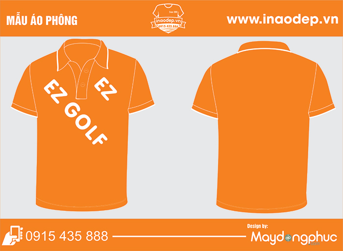 May áo phông đồng phục EZ GOLF | May ao phong dong phuc