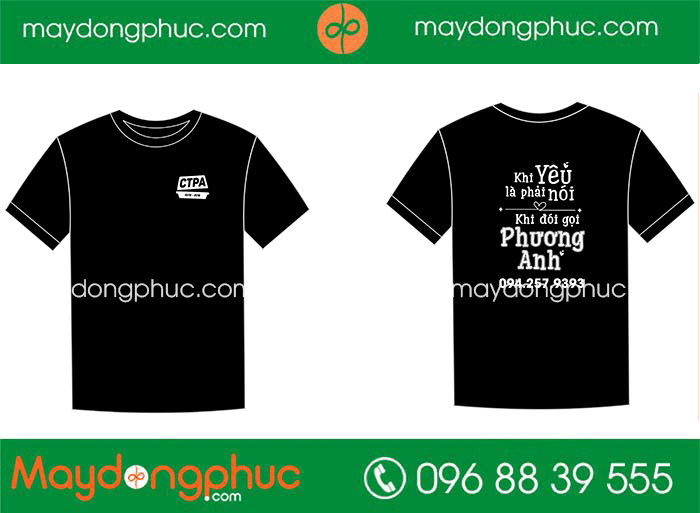 May áo phông CTPA ESTD-2016 | May ao phong dong phuc