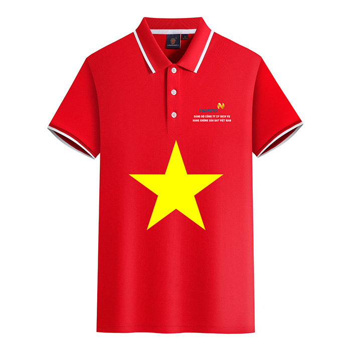 May áo phông Đảng bộ Công ty CP Dịch vụ Hàng không sân bay Việt Nam NASCO | May ao phong dong phuc