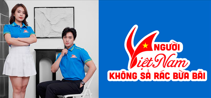 May áo phông Người Việt Nam Không sả rác bừa bãi | May ao phong dong phuc