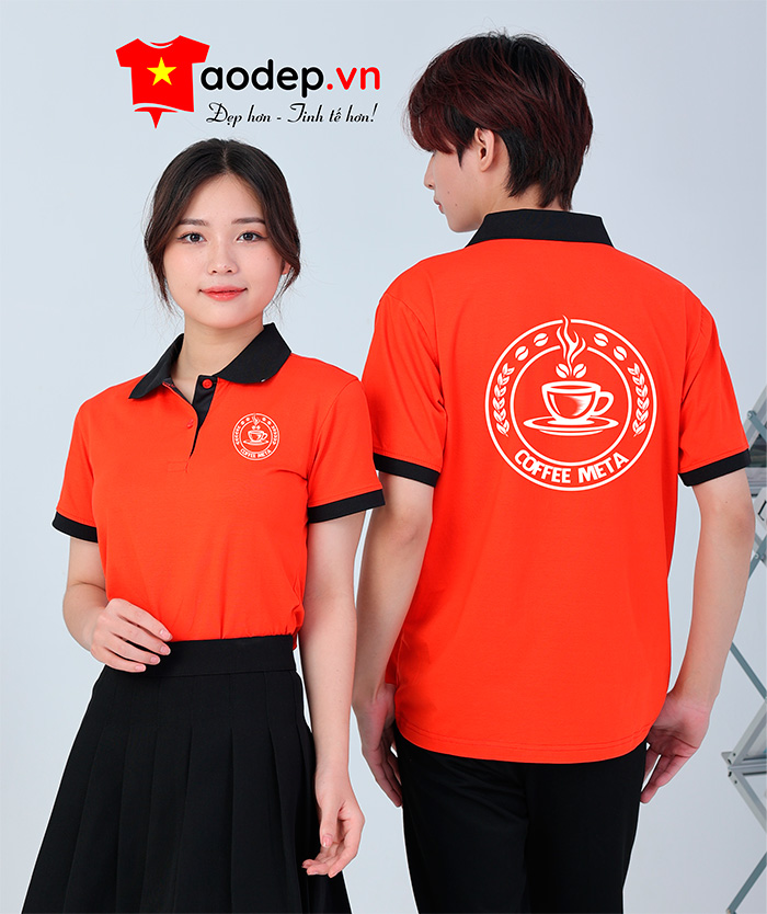 May áo phông Quán Coffee Meta | May ao phong dong phuc