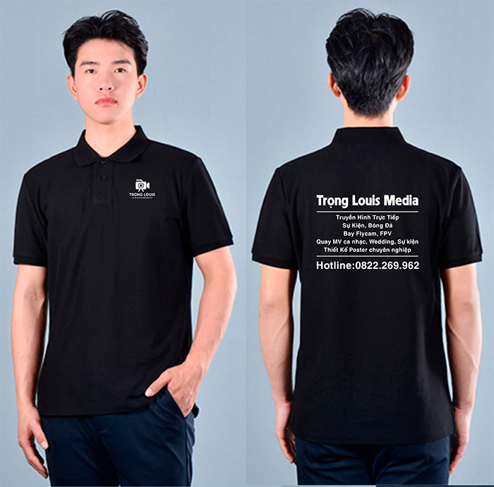 May áo phông Trọng Louis Media | May ao phong dong phuc