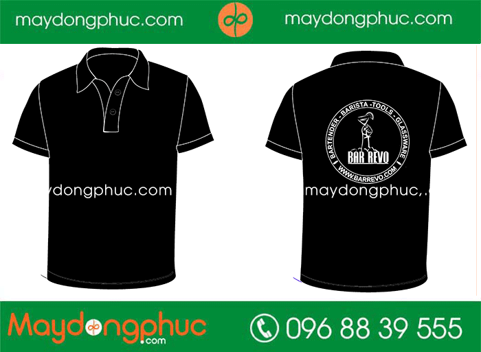 May áo phông Bar Revo  | May ao phong dong phuc