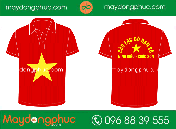 May áo phông Câu lạc bộ Dân vũ Ninh Kiều - Chúc Sơn | May ao phong dong phuc