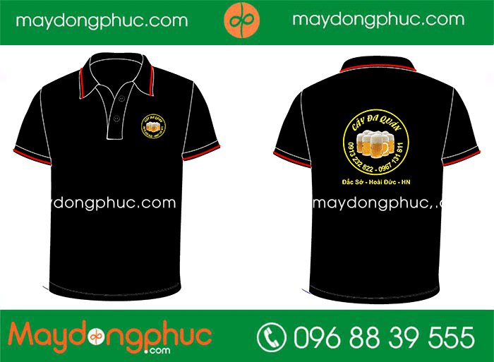 May áo phông Quán Cây Đa Quán | May ao phong dong phuc