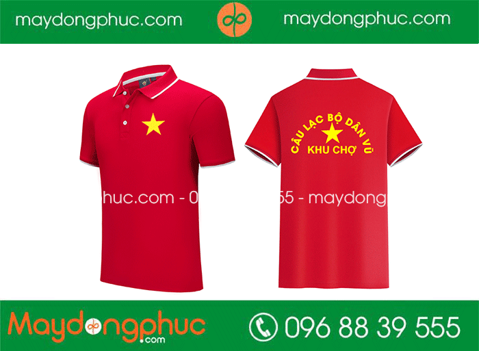 May áo phông Câu lạc bộ dân vũ Khu chợ | May ao phong dong phuc