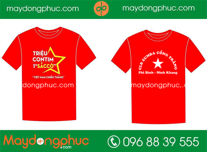 May áo phông CLB Zumba Cổng Trăng | May ao phong dong phuc