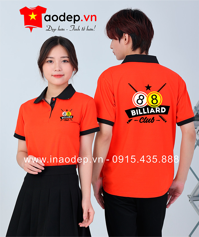 May áo phông Club Billard 88 | May ao phong dong phuc