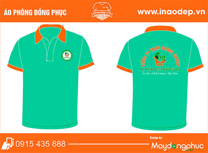 May áo phông cổ bẻ Hệ thống Shop Như Quỳnh | May ao phong dong phuc