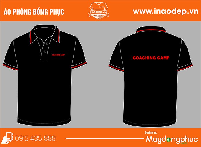 May áo phông đồng phục Coaching Camp | May ao phong dong phuc