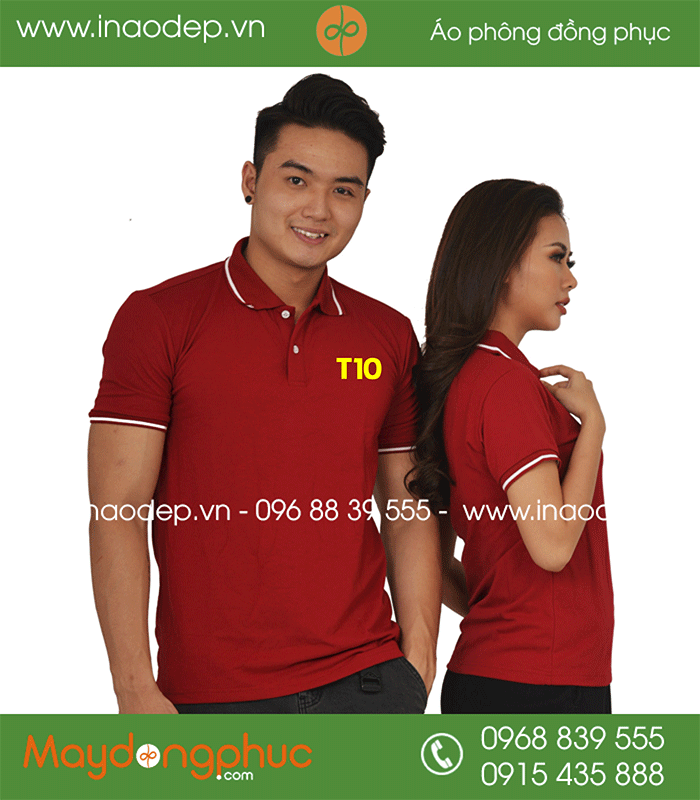 May áo phông Công ty T10 | May ao phong dong phuc