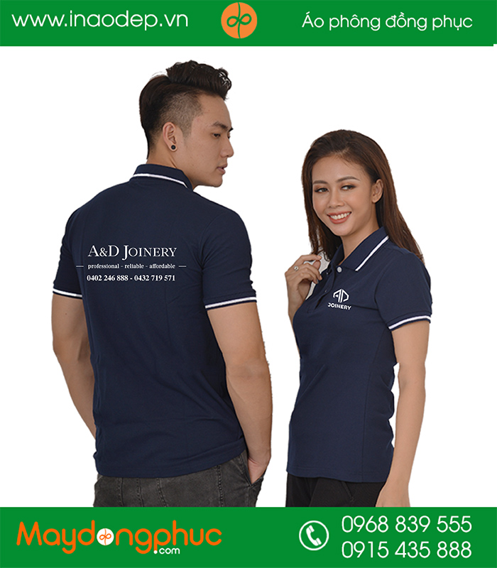 May áo phông Công ty A&D Joinery | May ao phong dong phuc