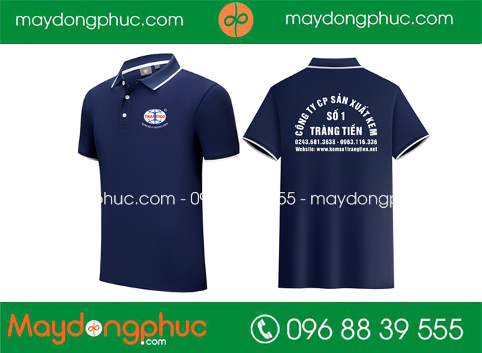 May áo phông Công ty CP Sản xuất Kem số 1 Tràng Tiền | May ao phong dong phuc