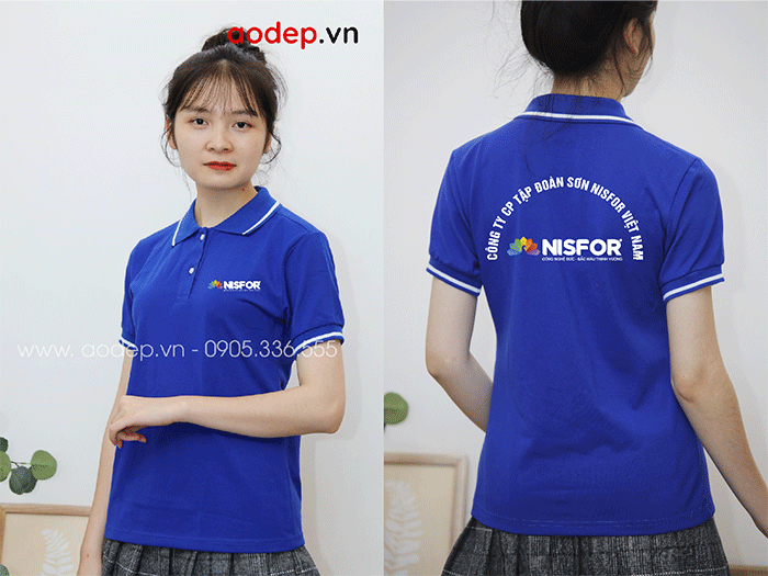 May áo phông Công ty CP Tập đoàn Sơn NISFOR Việt Nam | May ao phong dong phuc
