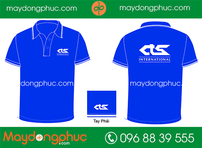 May áo phông Công ty CTS International | May ao phong dong phuc