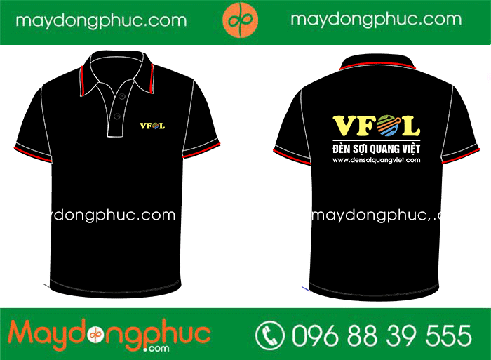 May áo phông Công ty Đèn sợi Quang Việt | May ao phong dong phuc