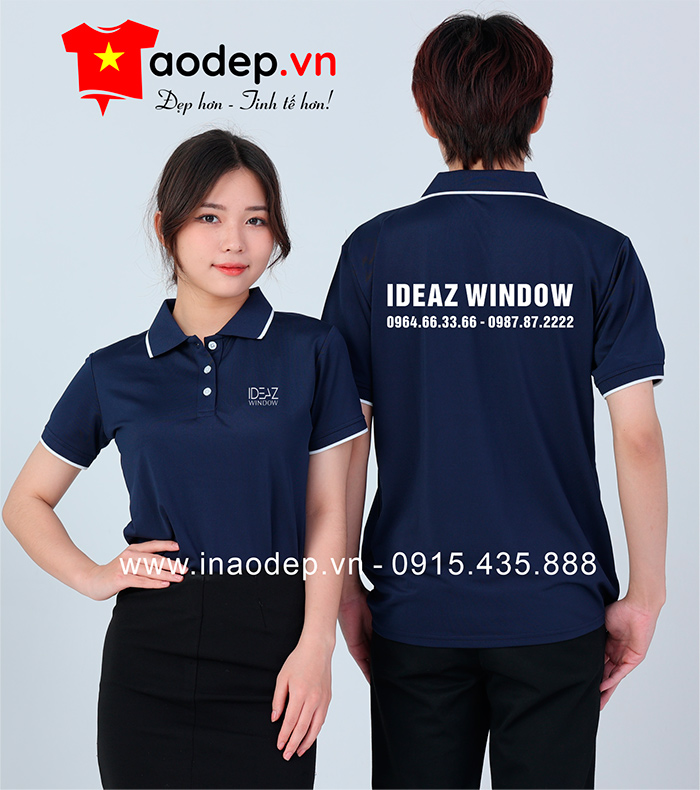 May áo phông Công ty Ideaz window | May ao phong dong phuc