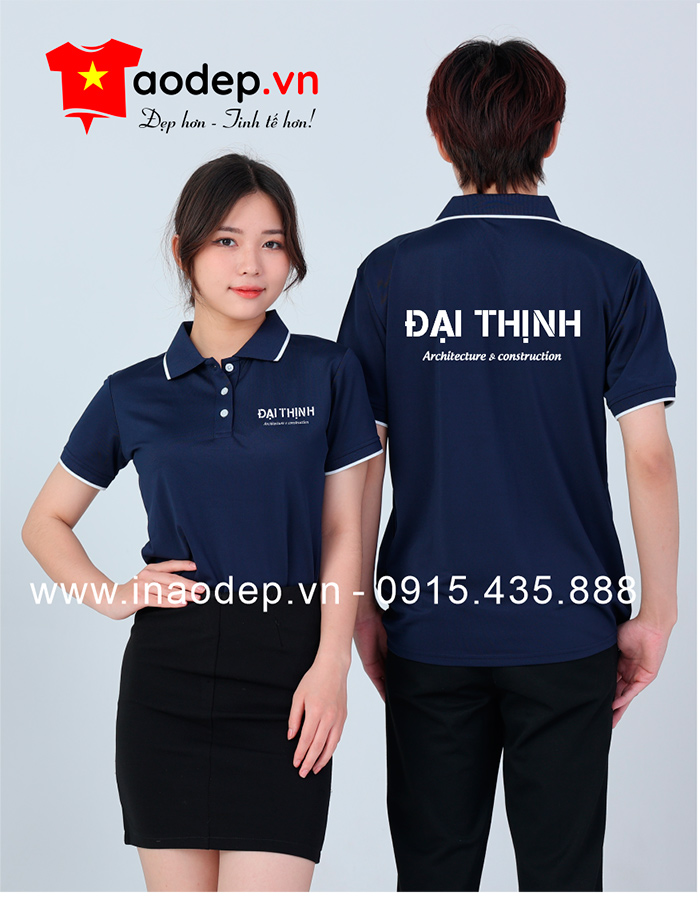 May áo phông Công ty kiến trúc & xây dựng Đại Thịnh | May ao phong dong phuc