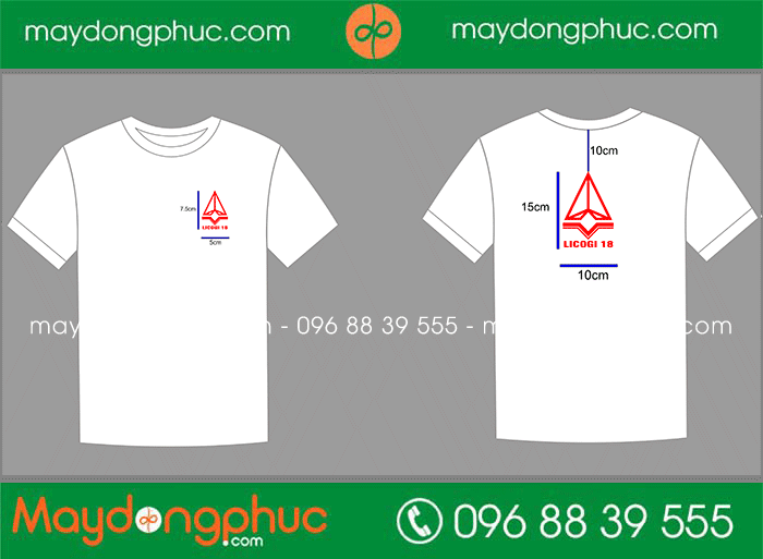 May áo phông Công ty LICOGI | May ao phong dong phuc
