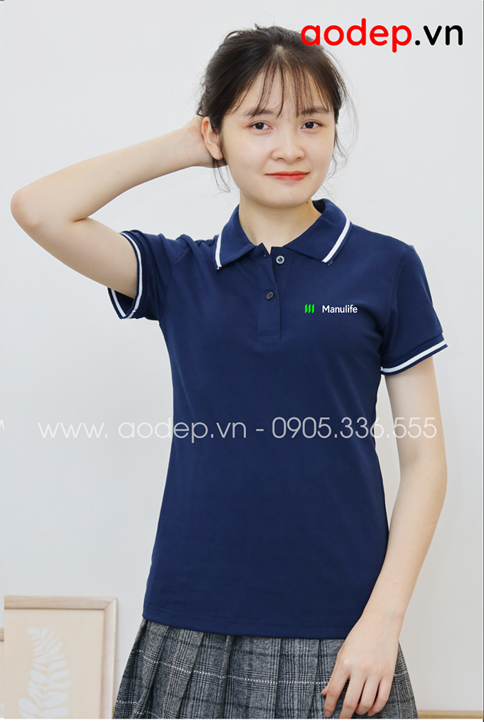 May áo phông Công ty Manulife | May ao phong dong phuc