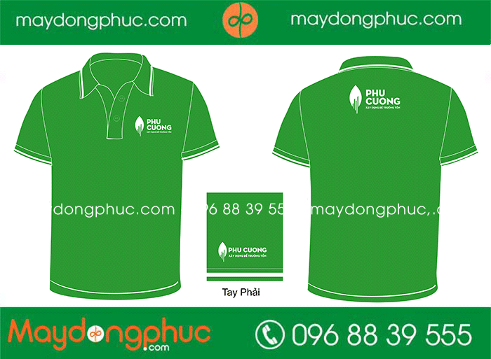 May áo phông Công ty Phú Cường | May ao phong dong phuc