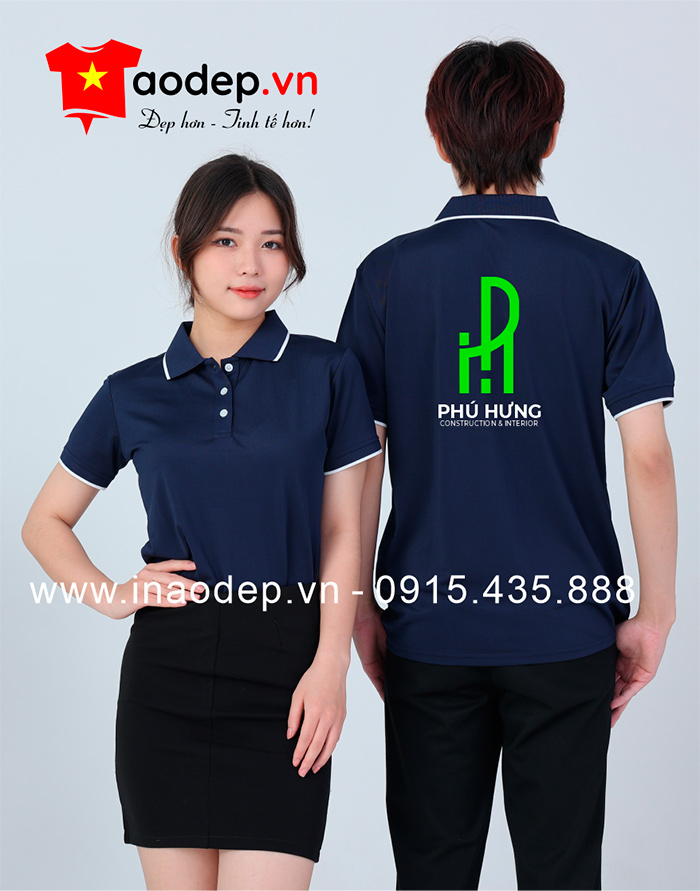 May áo phông Công ty Phú Hưng | May ao phong dong phuc