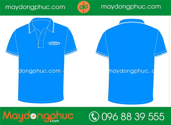 May áo phông Công ty Plascom | May ao phong dong phuc