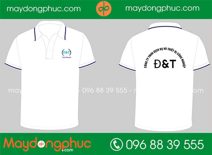 May áo phông Công ty TNHH dịch vụ và thiết bị công nghiệp Đ&T | May ao phong dong phuc