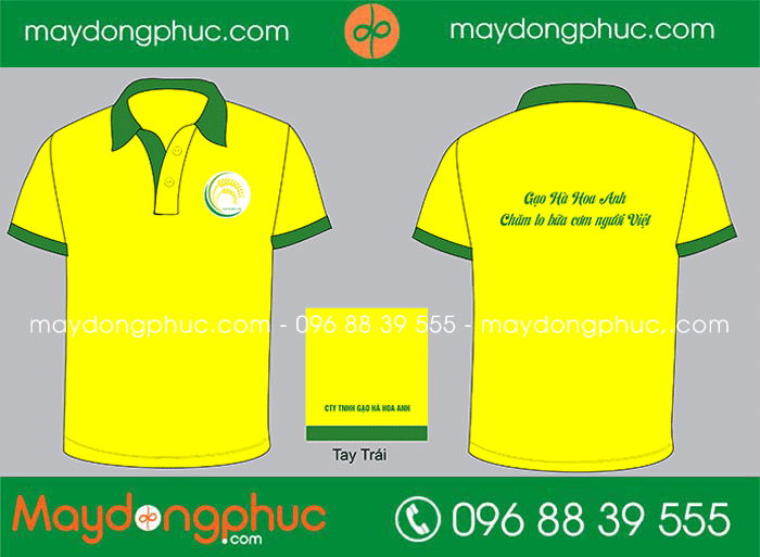 May áo phông Công ty TNHH gạo hà hoa anh | May ao phong dong phuc