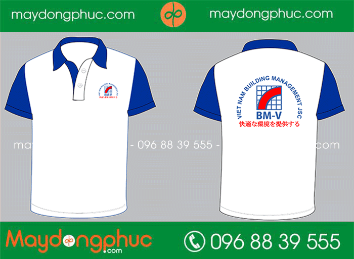 May áo phông Công ty Vietnam Building Management | May ao phong dong phuc