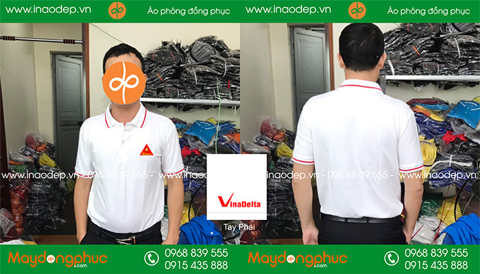 May áo phông Công ty VinaDelta | May ao phong dong phuc