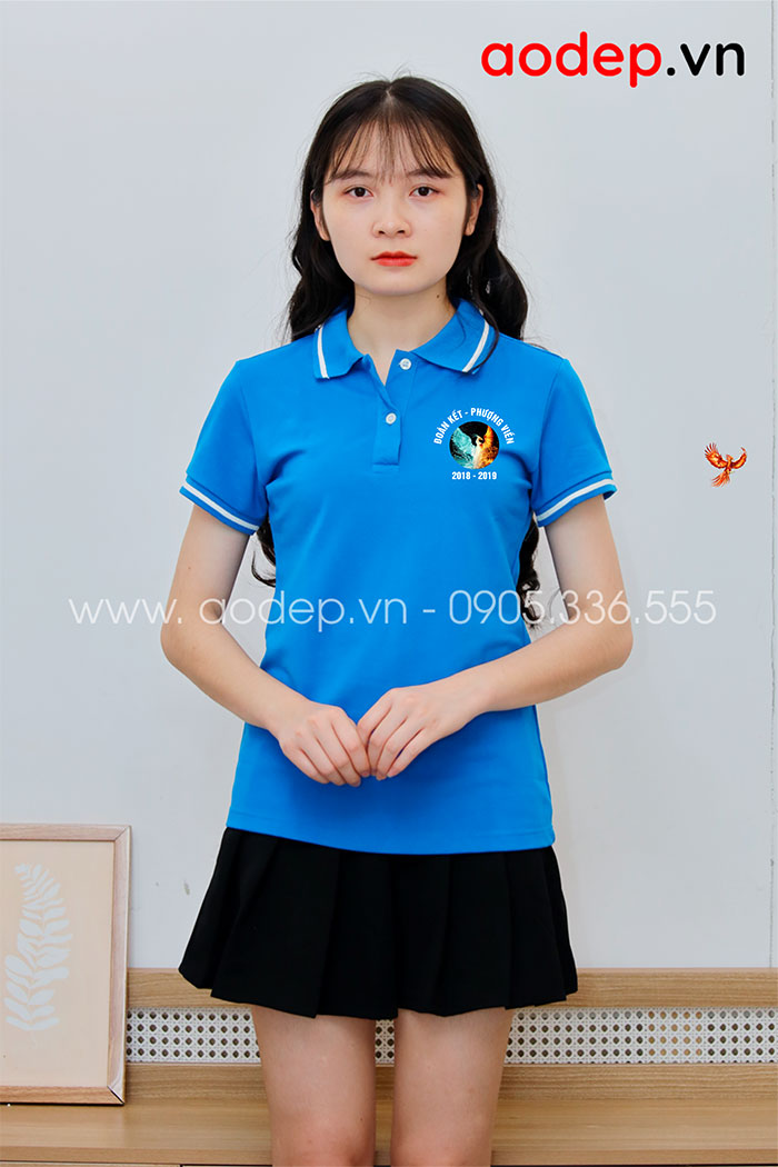 May áo phông Đoàn kết - Phượng Viền | May ao phong dong phuc