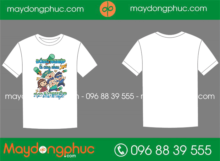May áo phông Đồng nghiệp là cùng nhau tạo nghiệp | May ao phong dong phuc