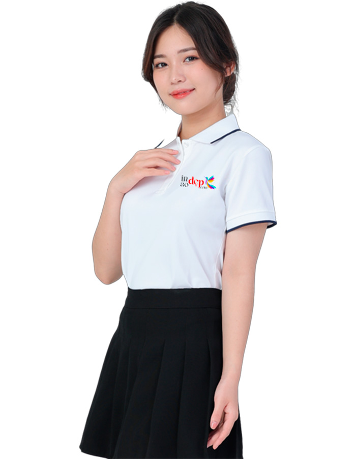 May áo phông đồng phục Inaodep.com màu trắng | May ao phong dong phuc