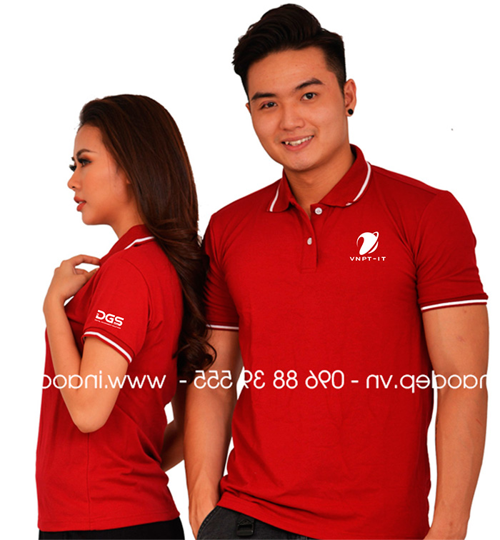 May áo phông đồng phục VNPT-IT | May ao phong dong phuc