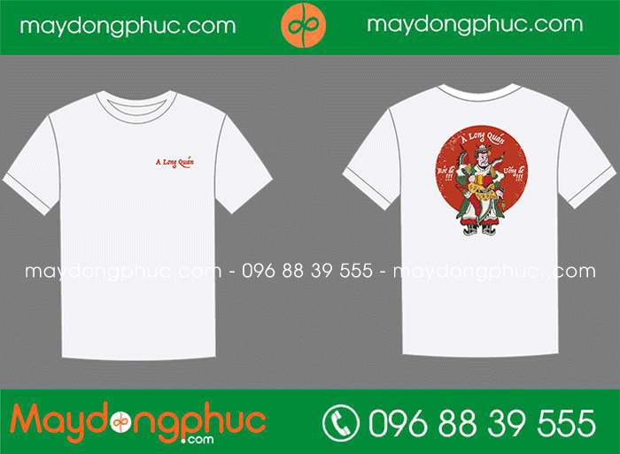 May áo phông đồng phục A Long Quán | May ao phong dong phuc