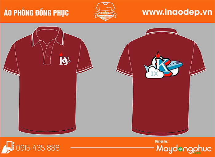 May áo phông đồng phục I9K | May ao phong dong phuc