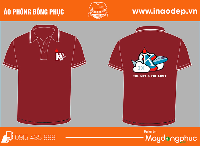 May áo phông đồng phục I9K | May ao phong dong phuc
