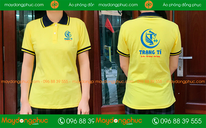 May áo phông đồng phục Trạng Tí | May ao phong dong phuc