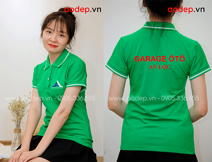 May áo phông Garage ô tô An Lộc | May ao phong dong phuc
