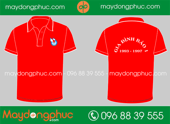 May áo Gia đình Báo 1 1993-1997 Học viện BC-TT | May ao phong dong phuc