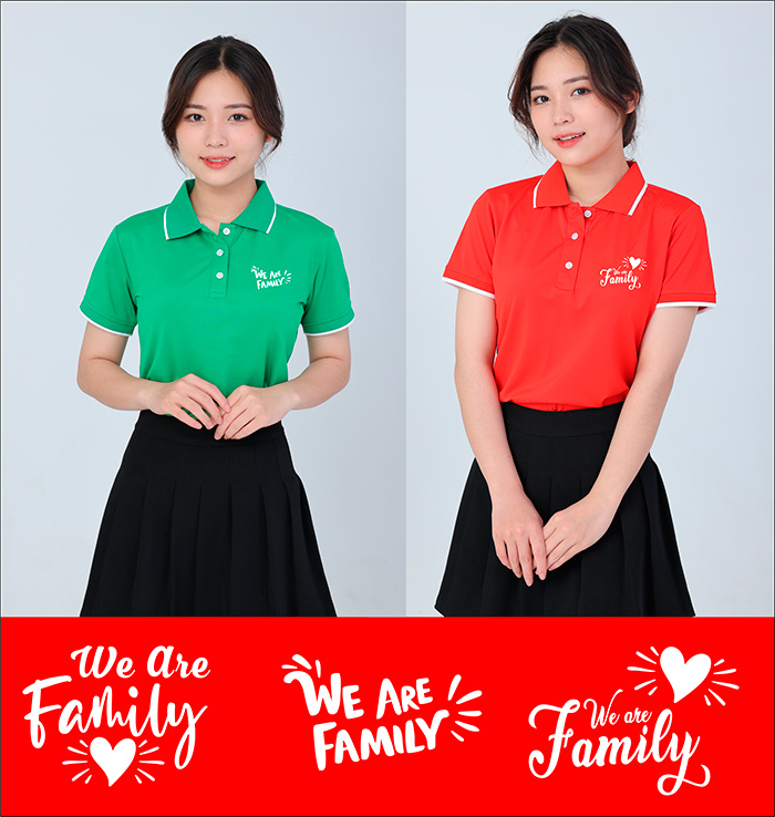 May áo phông gia đình We are family | May ao phong dong phuc