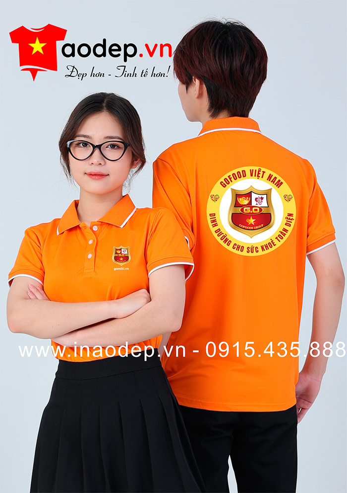 May áo phông GoFoods Group Việt Nam | May ao phong dong phuc