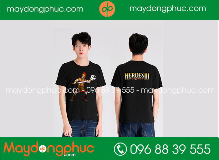 May áo phông Heroes III | May ao phong dong phuc
