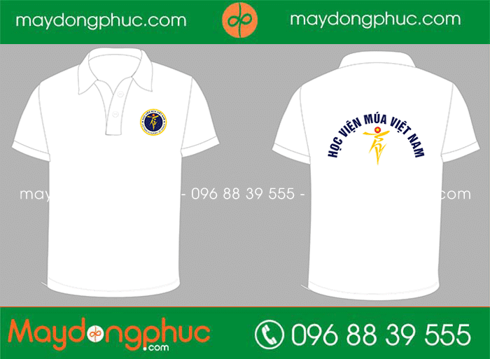 May áo phông Học viện Múa Việt Nam | May ao phong dong phuc
