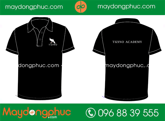May áo phông Học viện Tizino | May ao phong dong phuc