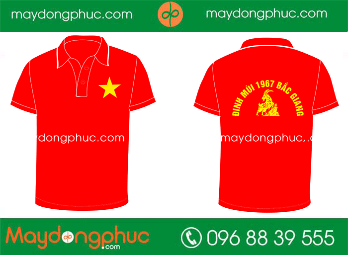 May áo phông Hội Đinh Mùi 1967 Bắc Giang | May ao phong dong phuc