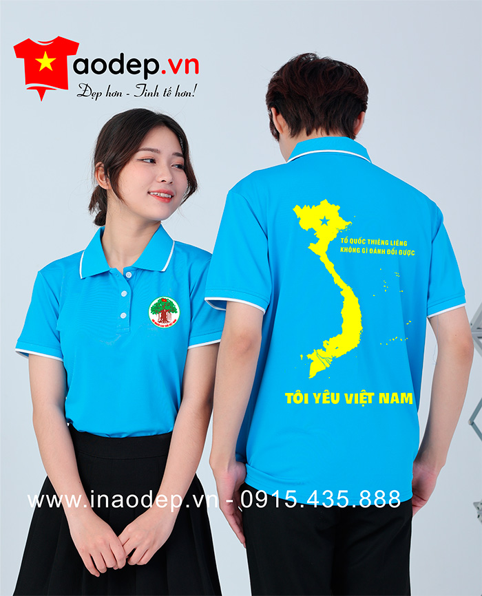 May áo phông Hội người cao tuổi Việt Nam | May ao phong dong phuc